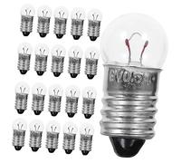 Hemobllo 50pezzi Lampadine Minuscole Attacco Rotondo per Esperimenti Elettrici e Kit Scolastici Adatte Circuiti Materiali Didattici