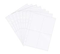 Hemobllo 50pezzi Protettivi Trasparenti per Carte da Collezione Bustine Protettive per Album Pagine per Raccoglitori di Carte Copertine Protettive per da Baseball Buste per Collezionabili