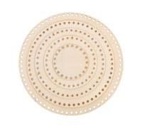 Hemobllo 5pezzi Cesto Legno Base Intreccio Cestini Punto Croce Materiali Legno Naturale Robusto Rigido Contenere Oggetti Fondo Cestino Alluncinetto Filati Corde Tessitura