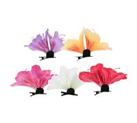 Hemobllo 5pezzi Fermaglio per Capelli Forma di Fiore Artificiale Forcine Decorative Fermaglio per Capelli Boho Stile Donna per Matrimoni Feste e Fotografia