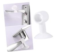 Hemobllo 5pezzi Fermaporta in Silicone per Maniglie di Porta Ventosa Anticollisione per Porte Cuscinetto Antiurto Protezione per Parete Porta