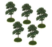 Hemobllo 5pezzi Mini Alberi Artificiali in Plastica Accessori Per Scene e Decorazioni Per Micro Paesaggi Albero Paesaggistico Realistico Per Tavolo Di Sabbia Fai Da Te e Forniture Per Archi