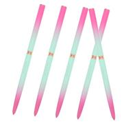 Hemobllo 5pezzi Pennelli Sottili Per Nail Art Pennelli Per Gel Strumenti Per Disegnare Puntini e Linee Sulle Unghie Per Pittura Setole in Alluminio