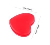 Hemobllo 6 Ammortizzatori Tennis Silicone Forma Cuore Vibrazione Assorbitori Urti per Racchette Colori Rosso e Rosa Accessori Tennis per Comfort e Protezione