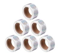 Hemobllo 6 Etichette autoadesive a punti circolari adesivi circolari carta adesiva circolare rotonda adesivi olografici