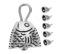 Hemobllo 6 pezzi Campanelle Vintage in Lega per Gioielli Fai da Te Pendenti Piccoli Antichi per Bracciali Collane e Orecchini Charm Retrò Decorativi per Artigianato e Bomboniere