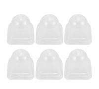 Hemobllo 6 Pezzi Copertura per Piante in Plastica, Ventilata, 7 CM | Fiori e Vassoi Semina, Protezione Invernale Riutilizzabile, Uso Domestico in Giardino