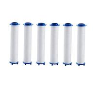 Hemobllo 6 pezzi Filtri di Ricambio per Soffione Doccia e Filtro Doccia in Cotone PP ad Alta Pressione per Uso Domestico in Bagno Trattamento Acqua Pulita e Antiparticolato Facile da