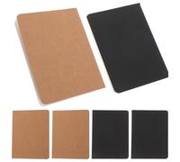 Hemobllo 6 Pezzi Notebook Minimalista 42 Pagine Bianche in Carta Versatile per Disegno e Schizzi, per Appunti di Viaggio e Doodling Durante gli Spostamenti