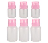 Hemobllo 6 Pezzi Pompa Flacone Erogatore Pompa Flacone Erogatore Bottiglia Spingere Verso Il Basso Vuota Spingere Bottiglie Top Smalto Per Unghie Contenitore