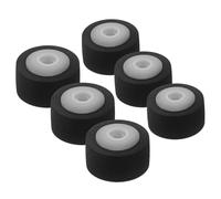Hemobllo 6 pezzi Rulli Pressori per Registratori Audio e Videoregistratori Vhs Ruote Pinch Roller Resistenti e Stabili da Parti in Plastica Antiusura per Riparazione e Sostituzione