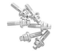 Hemobllo 6 pezzi Viti in Rame per Terminale Batteria Laterale Resistenti alle Intemperie e Carichi Pesanti Kit Completo per Connessione Sicura di Batterie Auto e Moto