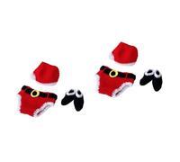 Hemobllo 6 Pz Abbigliamento Lavorato a Mano Regali Di Compleanno Per in Maglia Per Bambini Di Natale Cappelli Di Babbo Natale Appena Nati Oggetti Di Scena Per Bambini