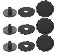 Hemobllo 6 set Punte per Ombrelloni da Esterno Cappucci Antivento in Materiale Resistente e Anti-invecchiamento con Vite e Guarnizione Ricambi Facili da Installare per Riparazione