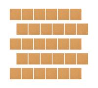 Hemobllo 60 Fogli di Sughero Autoadesivo Quadrati 100X100X1Mm Cuscinetti Supporto in Sughero per Mobili e Sottobicchieri Fai da Te Protezione Antiscivolo per Tavoli e Decorazioni Murali