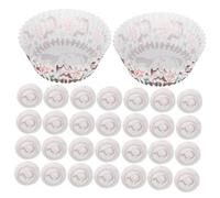 Hemobllo 600 Pezzi Pirottini per Muffin Natalizi in Carta con Motivo Pupazzo di Neve per Cupcake per Feste di Natale e Matrimoni Carta Resistente per Dolci Festivi