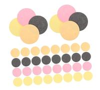 Hemobllo 60pezzi Spugne Facciali Compresse Naturali Dischetti Detergenti Per Pulizia Del Viso Esfoliazione Rimozione Del Trucco e Cura Della Riutilizzabili