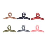 Hemobllo 6pezzi Grande Fermaglio per Capelli Artiglio Antiscivolo Adatto per Capelli Spessi Sottili Lisci Ricci o Lunghi Mantiene i Posto in Bagno Cucina o Altri Luoghi