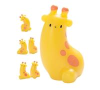 Hemobllo 6pezzi Miniature Giraffe Figurines Resin Adorable Garden Decorations for Projects Cute Cartoon Animal Models for And Moss Landscapes