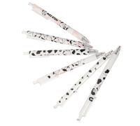 Hemobllo 6pezzi Penne Gel Motivo Latte Penne Per Scrivere Adatte Per Studenti Design Ergonomico Scrittura Facile Impugnare