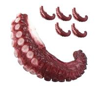 Hemobllo 6pezzi Polpo di Plastilina Braccia Finte Accessori per Scherzi Decorazioni per Casa Modello da Esposizione di Polpo Oggetto di Scena per Foto Subacquee