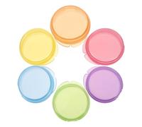 Hemobllo 6pezzi Portapillole Tascabile Mini Rotondo da Viaggio Piccolo Organizer Settimanale per Pillole Contenitore da Viaggio per Integratori Scatola Organizer per Medicinali