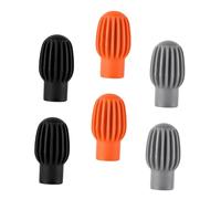 Hemobllo 6pezzi Punte in Silicone Per Smorzare Le Bacchette Da Batteria Riduttori Del Suono Per Esercizi Silenziosi Protezione Per Bacchette Tappi Per Silenziare i Colpi Smorzatori Del Suon