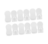 Hemobllo 6pezzi Serrature di Sicurezza per Bambini in Plastico Bianco Texture Fissa e Affidabilità Forte per Armadi e Cassetti Sicurezza Bambini