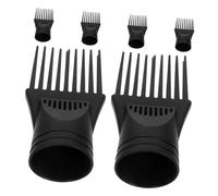 Hemobllo 6pezzi Ugello Pettine Per Asciugacapelli in Plastica Nera Sostituzione Ugello Frontale Asciugacapelli Pettine Per Styling Dei Capelli Accessori Per Pettini Kit
