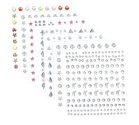 Hemobllo 7 fogli Adesivi Make Up con Autoadesivi Gioielli per e Occhi Decorazioni Facili e Resistenti per Festival Halloween e