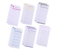 Hemobllo 72 pezzi Budget con Inserti Bilancio Portatili per Planner e Organizer Finanziario per Gestione Spese e Obiettivi Economici