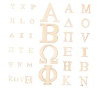 Hemobllo 72 pezzi Lettere in Legno Grezzo per Lavoretti Creativi Lettere in Legno da Dipingere e Decorare per Fai da Te Decorazioni Personalizzabili per Casa e Apprendimento