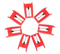 Hemobllo 7pezzi Puntine Per Giradischi Sostitutive in Materiale Resistente Ago Per Lettore Vinile Con Montaggio Semplice Puntina Per Giradischi e Fonografo Con Audio Potenziato e Protezione