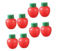 Hemobllo 8 pezzi Barattoli Mini in Plastica per Spezie con Coperchi Contenitori Portatili Riutilizzabili per Pepe Peperoncino per Cucina Viaggio e Campeggio Capacità