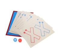 Hemobllo 8 pezzi Gioco Educativo Carte Sviluppo Cervello Sinistro Destro per Anni Coordinazione Mano-occhio e Abilità Cognitive Colorati