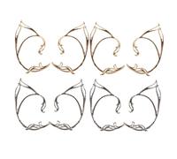 Hemobllo 8 Pezzi Orecchini Polsino Da Senza Piercing Accessori Per Orecchini Clip in Stile Retrò Gioielli Per Feste Rinascimentali e Matrimoni Leggeri e Comodi Da Indossare