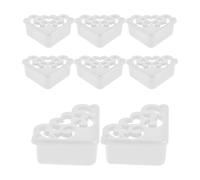 Hemobllo 8 Pezzi Paraspigoli per Angoli e Bordi in Pvc Bianco, Protezione Antiurto per Finestre e Tavoli, Sicurezza Domestica e Genitori