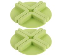 Hemobllo 8 Pezzi Piedini Antiscivolo in Silicone per Tagliere Cuscinetti Antivibrazione Riutilizzabili Supporto Stabile per Cucina Protezione Antigraffio per Taglieri in Legno