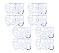 Hemobllo 8 pezzi Righelli Geometrici Trasparenti Multifunzionali per Disegno e Funzioni Matematiche Strumenti Precisi per Architettura e Scuola Portatili per Studenti e Professionisti