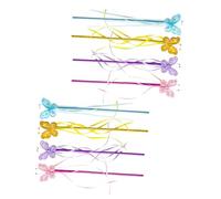 Hemobllo 8pezzi Forma Di Farfalla Delicata Per Bambine Realizzata in Materiali Plastici Di Sicuri e Sani Leggera e Portatile