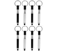 Hemobllo 8pezzi Portachiavi Stylus Capacitivo Per Penna Sfera Pratica e Resistente Per Tablet e Smartphone Scrittura e Comfort Garantito