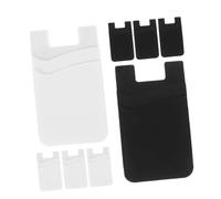 Hemobllo 8pezzi Portafoglio Adesivo Silicone Per Telefono Porta Carte Credit Doppio Resistente All e Ai Graffi Per Smartphone