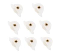 Hemobllo 8pezzi Pulegge in Plastica Per Porte Scorrevoli Refrigeratori Cuscinetti Resistenti Per Armadi Isola Banchi Frigo Congelatori Orizzontali e Vetrine Ruote Per Facile Mobilità