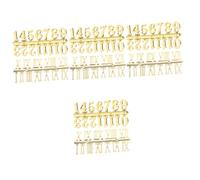 Hemobllo 8sets Numeri Per Orologi Da Parete Di Numeri Romani e Arabi Per Sostituzione Orologi Decorativi Eleganti Per Casa e Ufficio