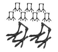 Hemobllo 9 Pezzi Artigli in Ferro Realistici per Decorazioni Halloween e Statue Pappagallo Zampe per Artigianato e Ricambi Sculture Animali