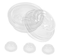 Hemobllo Accessori Elettrici per Tiralatte in Silicone per Ragazzo Ragazza, Ciotole Trasparenti Leggere Pompa a Vuoto, Forniture per Allattamento al Seno, Compatibili Tiralatte Manuali