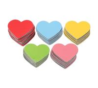 Hemobllo Accessori Essenziali Multicolore 100 Magneti a Forma di Cuore Morbidi Adesivi Riutilizzabili per Frigorifero, Lavagne e Ufficio per Riconoscimenti e Competizioni in Classe