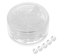 Hemobllo Accessori per Orecchini in Silicone 50 Pezzi Trasparenti Chiusure Sicure per Orecchini a Perno Compatibili e Gancio per Protezione e Comfort