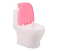 Hemobllo Accessorio Toilette per Casa delle Bambole in Plastica Riutilizzabile Giocattolo Educativo per Bambine Decorazione Bagno Creativa per Giochi di Ruolo e Addestramento al Vasino