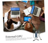 Hemobllo Adattamento -Pci-e X16 per GPU Esterna per Laptop USB 60Cm Accessorio per Computer Portatile Adattatore per Esterna